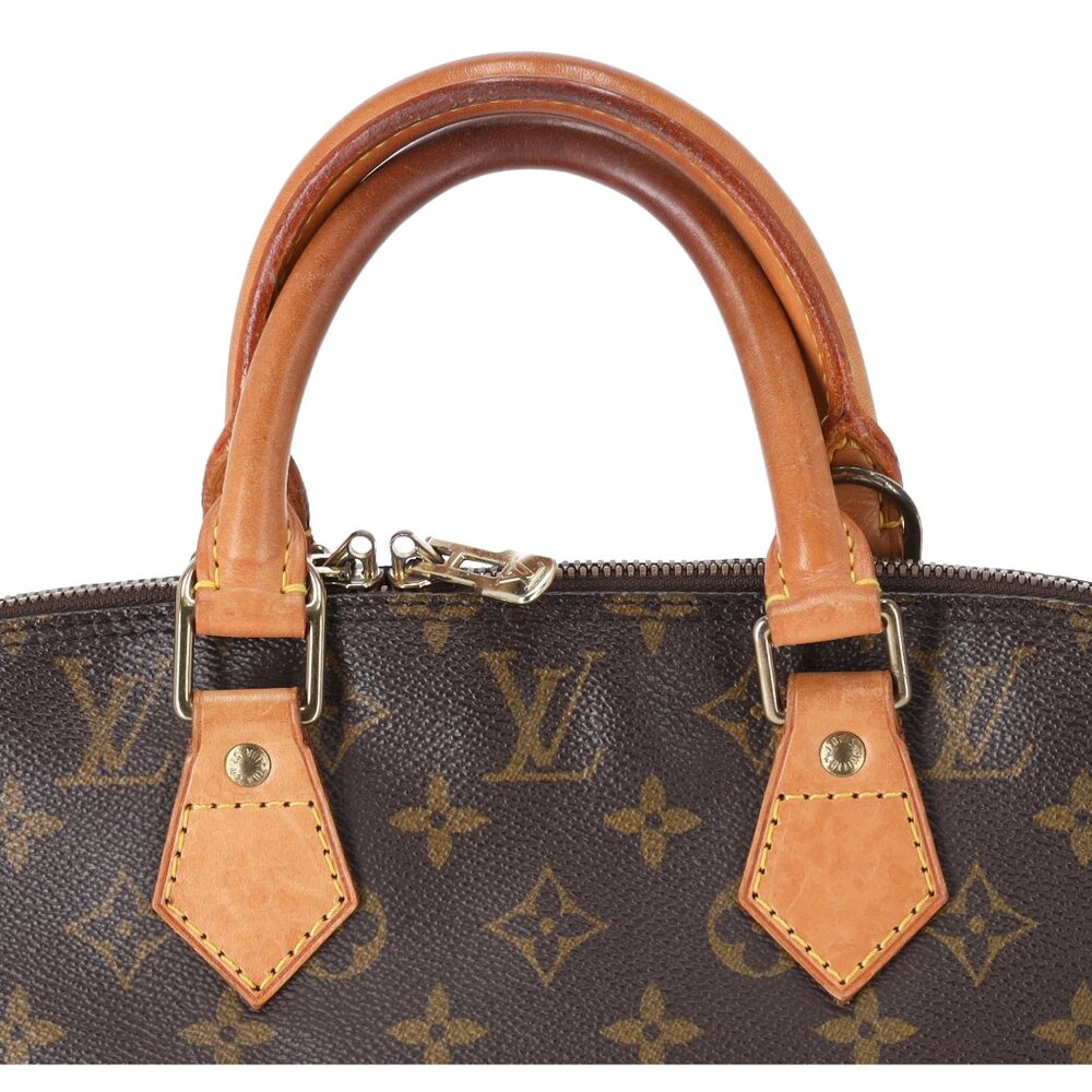 Louis Vuitton Alma Monogram Handbag M51130 Brown Dome Satchel View 2